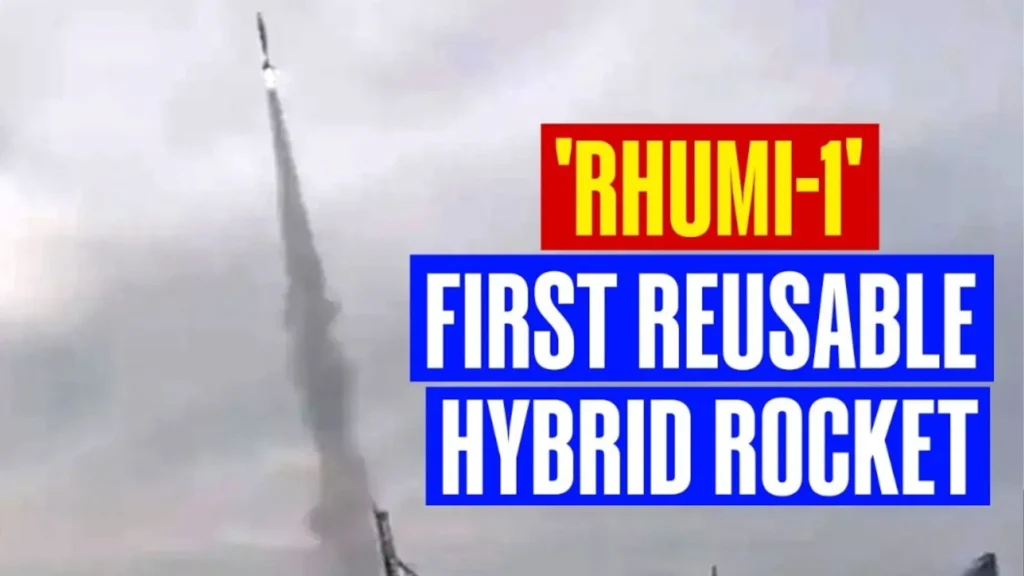 India Launches Its First Reusable Hybrid Rocket, RHUMI-1