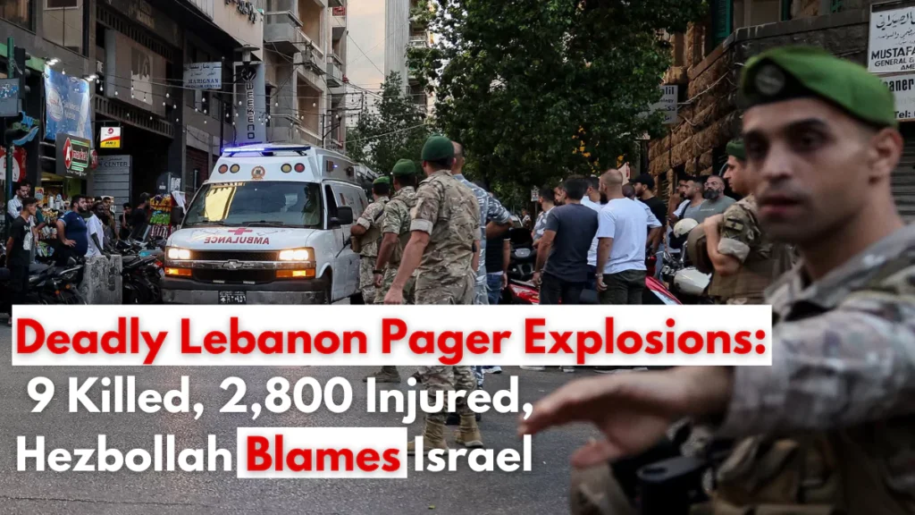 Lebanon Pager Explosion