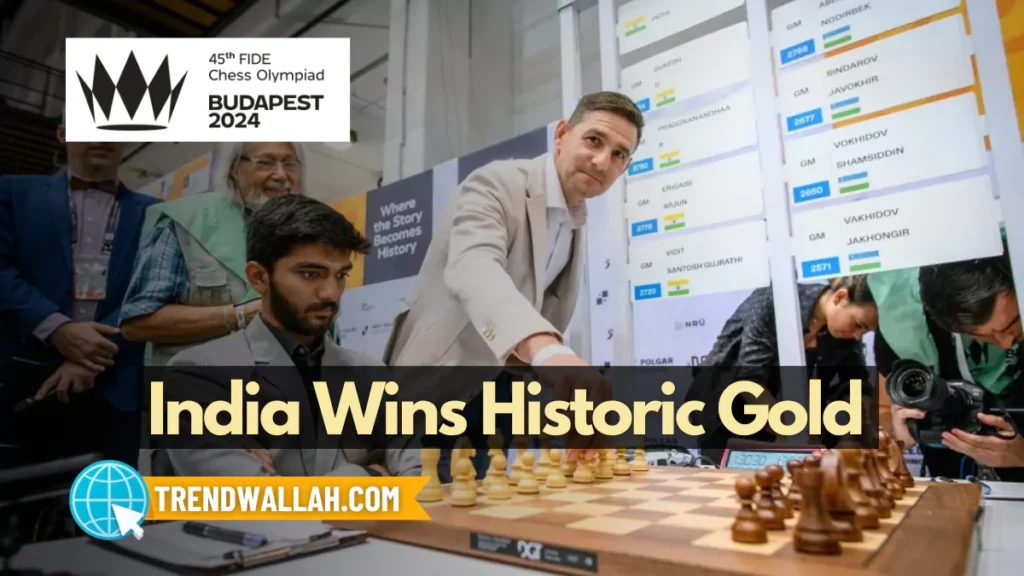 India Wins Historic Gold at Chess Olympiad 2024