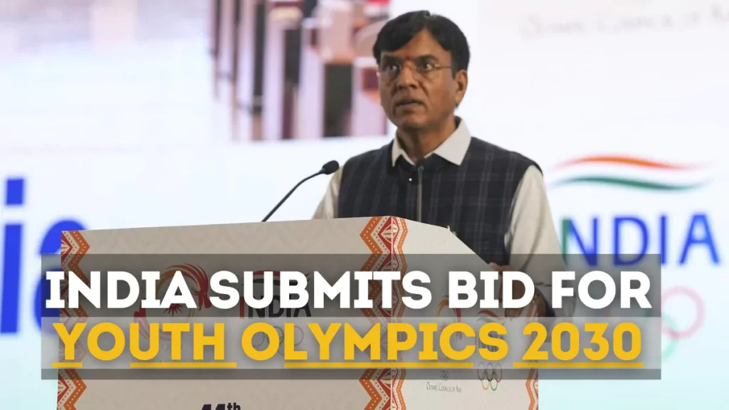 India Submits Bid for 2030 Youth Olympics