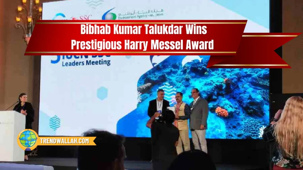 Bibhab Kumar Talukdar Wins Prestigious Harry Messel Award