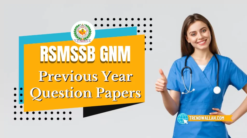 RPSC GNM PYQ Papers