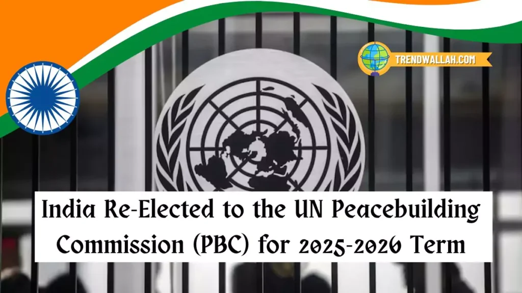 India Re-Elected to the UN Peacebuilding Commission