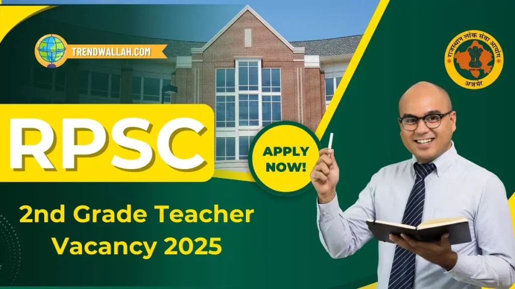 RPSC 2nd Grade Teacher Vacancy 2025