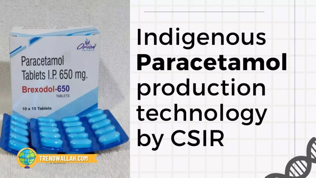 Paracetamol production technology by CSIR